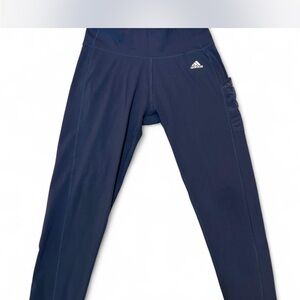 adidas Navy Performance Leggings with Side Pocket